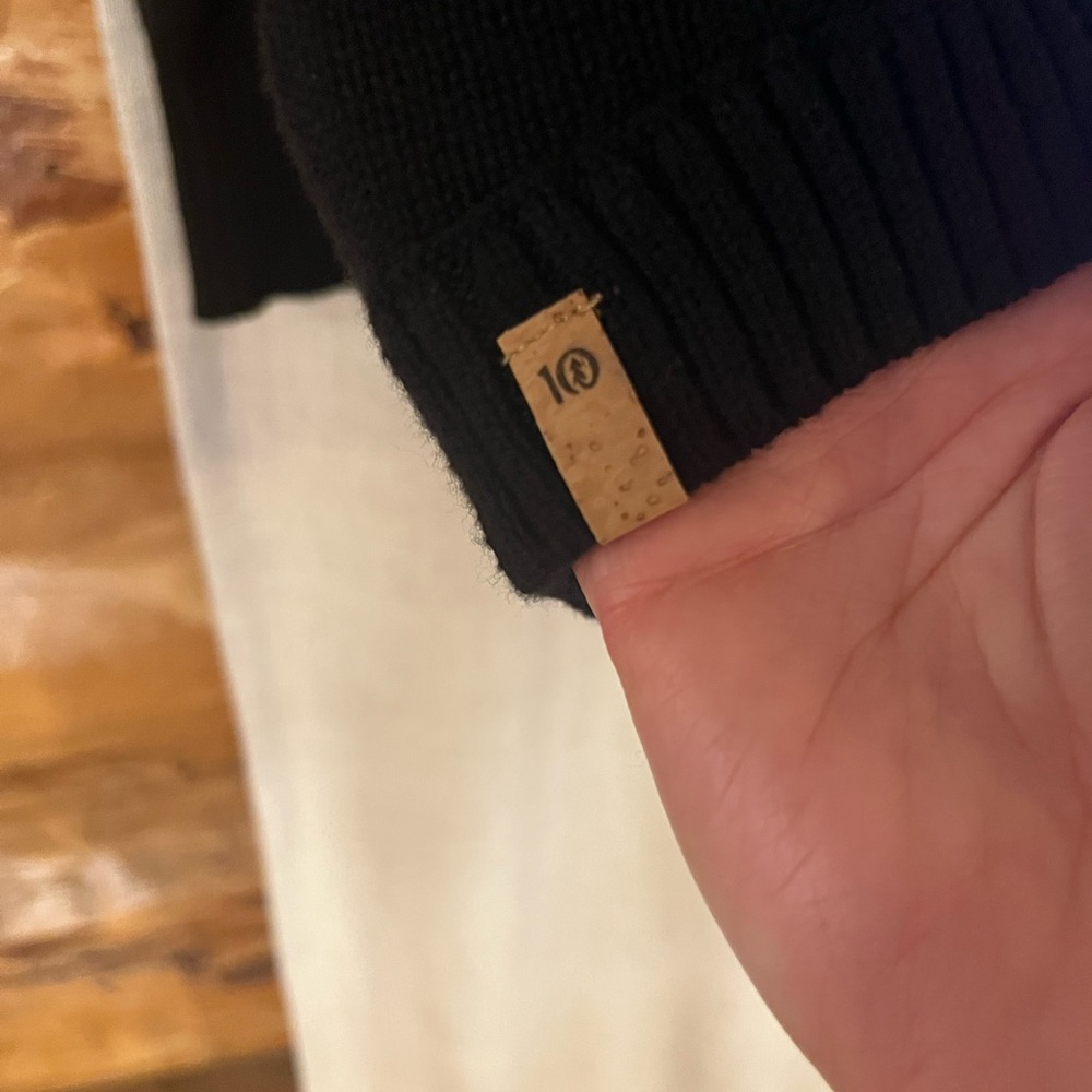 NWOT Tentree Women's Classic Black Cardigan  XL - Picture 7 of 11